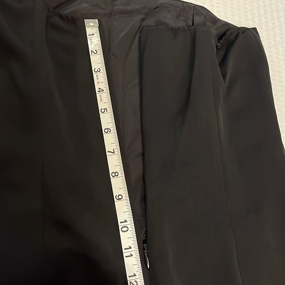 Hugo Buscati Collection Black Cocktail Dress at its finest Sexy yet classy sz 10 - Picture 11 of 14